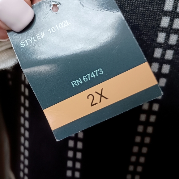 Gabby Skye Classic Knit Dress – Graphite/Ivory – Size 2X – NWT - Picture 10 of 11